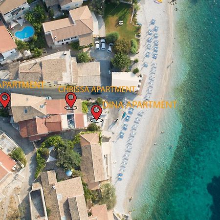 Kaminaki Beachfront Apartments Nisaki (Corfu) Exterior foto