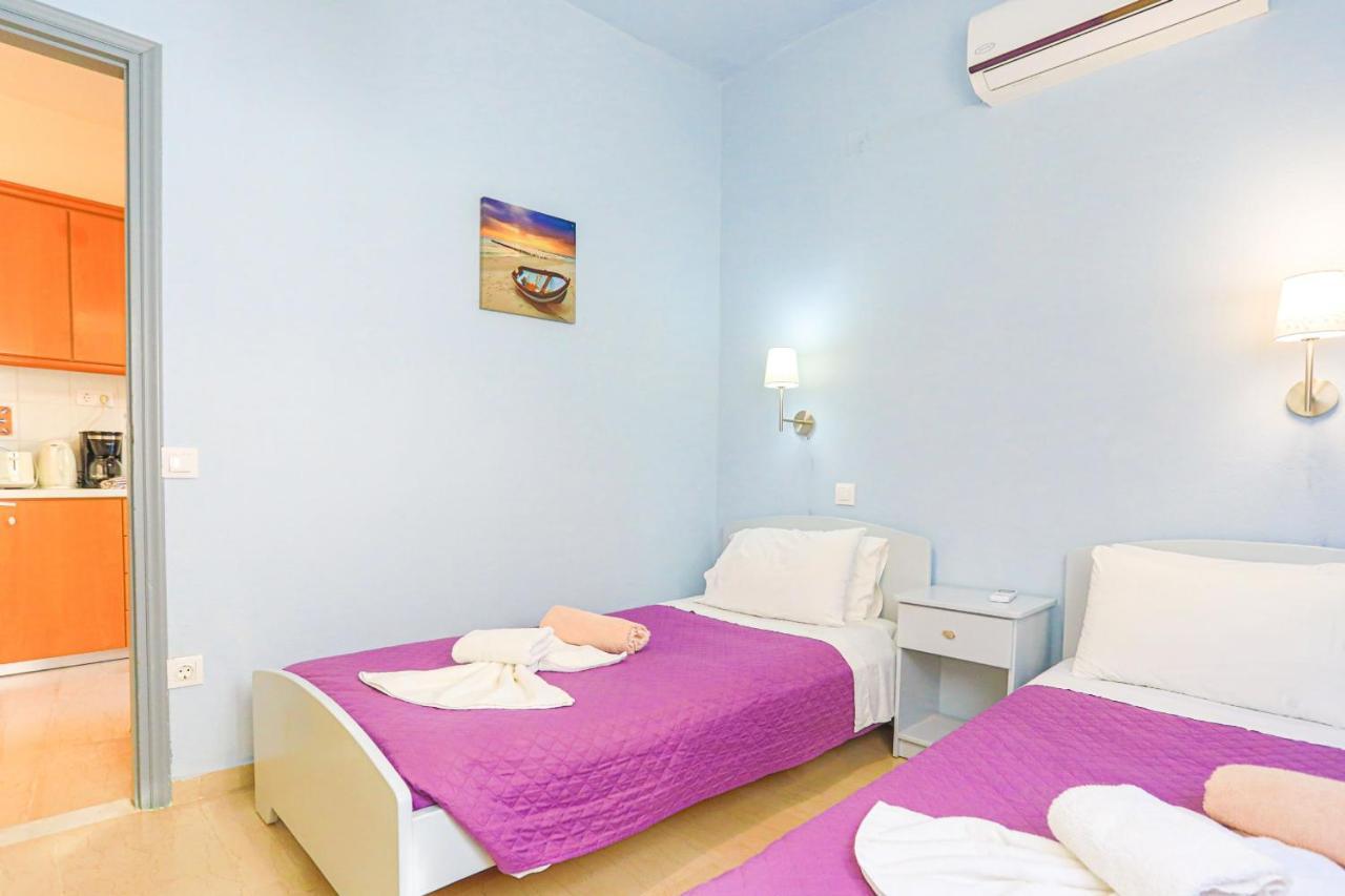Kaminaki Beachfront Apartments Nisaki (Corfu) Exterior foto