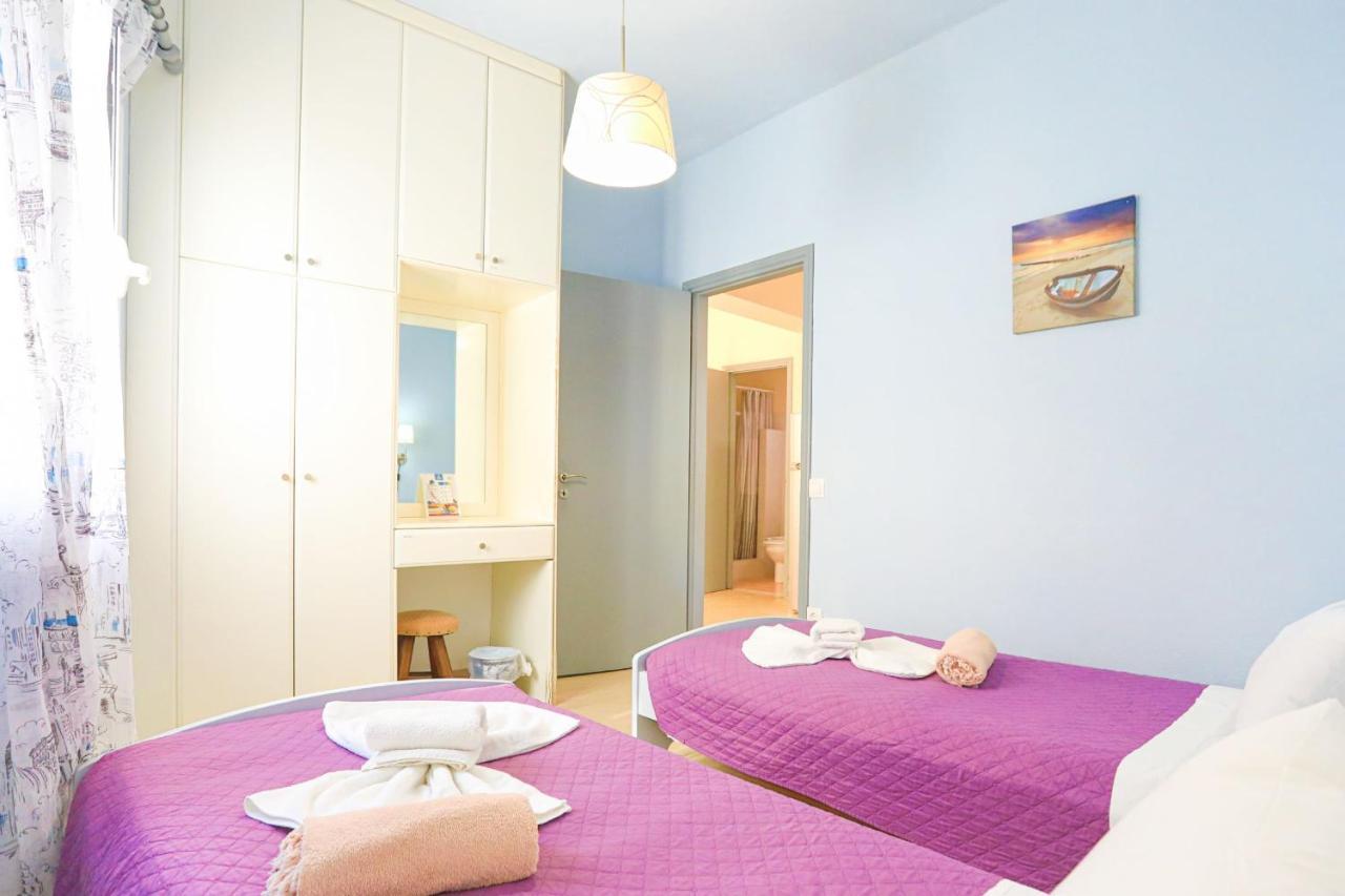 Kaminaki Beachfront Apartments Nisaki (Corfu) Exterior foto